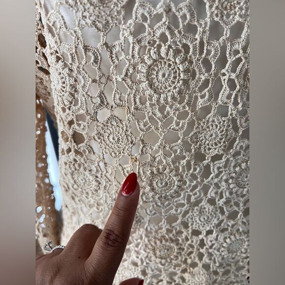 Vintage Crochet cardigan size 40 - Picture 7 of 7